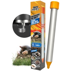 Seismic Shock Repeller 1500 No Pest® – Vibrationsvertreiber gegen Maulwürfe und Wühlmäuse 1500 m²