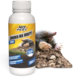 No Pest® 4Kret Bariera – Geruchsabwehr gegen Maulwürfe für den Garten