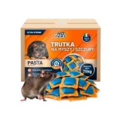 No Pest® Brodifacoum Erdnusspaste gegen Ratten und Mäuse – 25 kg
