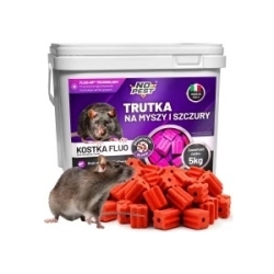 No Pest® Brodifacoum fluoreszierende Köderblöcke gegen Ratten und Mäuse – 5 kg