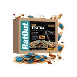 RatOut® Brodifacoum Erdnusspaste – Karton 25 kg