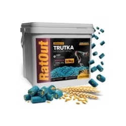RatOut® Brodifacoum Granulat / Pellets – Eimer 2,5 kg