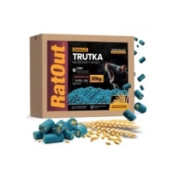RatOut® Brodifacoum Granulat / Pellets – Karton 20 kg