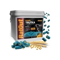 RatOut® Brodifacoum Granulat / Pellets – Eimer 3,5 kg