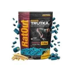 RatOut® Brodifacoum Granulat / Pellets – Beutel 1,5 kg