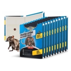 10× große No Pest Klebefalle für Ratten, Mäuse und Nagetiere 40 × 25 cm